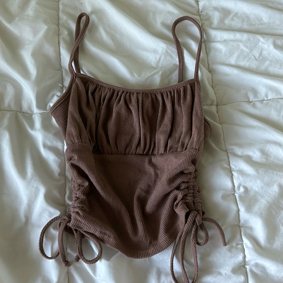 Brown Tillys Corset Tank - Picture 1 of 3